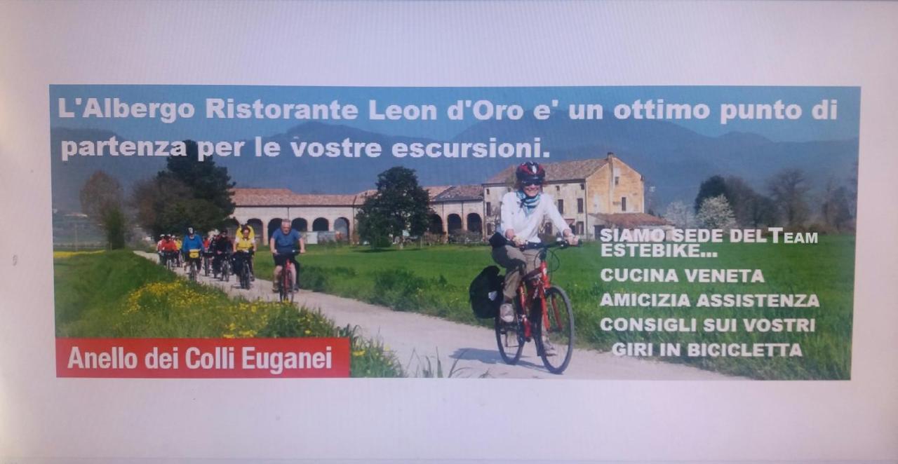 Albergo Ristorante Leon D'Oro إستيه المظهر الخارجي الصورة